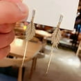 thumbnail image 3 of Limei Chic Drop Earrings Great Stickiness Wedding Jewelry Good-looking, 3 of 7