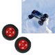 thumbnail image 5 of Neumáticos De Coche RC 1/24, Mejor Agarre, Resistencia Al Desgaste, Neumáticos De Goma Para Coche RC, Aleación De Aluminio Segura Y Fiable Con Cubo De Rueda De 4 Agujeros Para ANGGREK Otros, 5 of 8