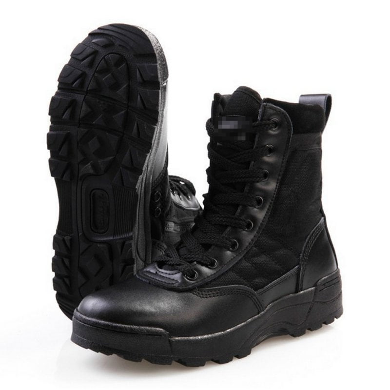 black mens tactical boots