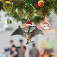 thumbnail image 2 of (Clearance) BNNG Christmas Dinosaur Ornaments 2D Dinosaur Hanging Ornament Christmas Tree Decor Dinosaur with Scarf Pendant Ornament for Dinosaur Themed Birthday Party Favors Christmas Tree, 2 of 6