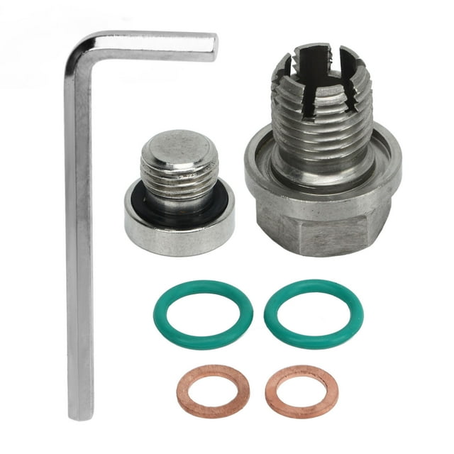 Kit de Réparation de Filetage de Carter d'Huile Autotaraudage, Surdimensionné Bouchon de Vidange d'Huile de Moteur Bouchon de Vidange d'Huile Valeur Exceptionnelle