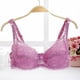 thumbnail image 1 of Sujetador de encaje con escote en V profundo para mujer, sostén push-up moldeador con relleno, ropa interior, lencería bordada, sujetador de talla grande, 1 of 3