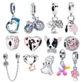 thumbnail image 2 of Charms Pandora Plata 925 Corazón Nuevo 2023 Encantos Amor Familia Pulsera Colgante Encanto Joyería, 2 of 3