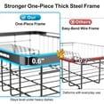 thumbnail image 6 of iSPECLE Sink Dish Drying Rack - Expandable Capacity (12.2''-17.3''L) Over Sink Dish Rack, in Sink Dish Drainer for Kitchen Counter with Utensil Holder, Black, 6 of 9