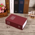 thumbnail image 4 of Caja fuerte con cerradura de seguridad, diccionario, libro secreto, dinero en efectivo, joyas, caja de seguridad oculta (roja), 4 of 4