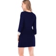 thumbnail image 1 of Ropa De Dormir Para Mujer, Bata De Pijama Con Cinturón Para Nadar Para Niñas ANGGREK azul marino S, 1 of 4