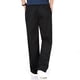 thumbnail image 4 of Pantalones de hombre de algodón puro liso con cintura elástica y corte recto, 4 of 4