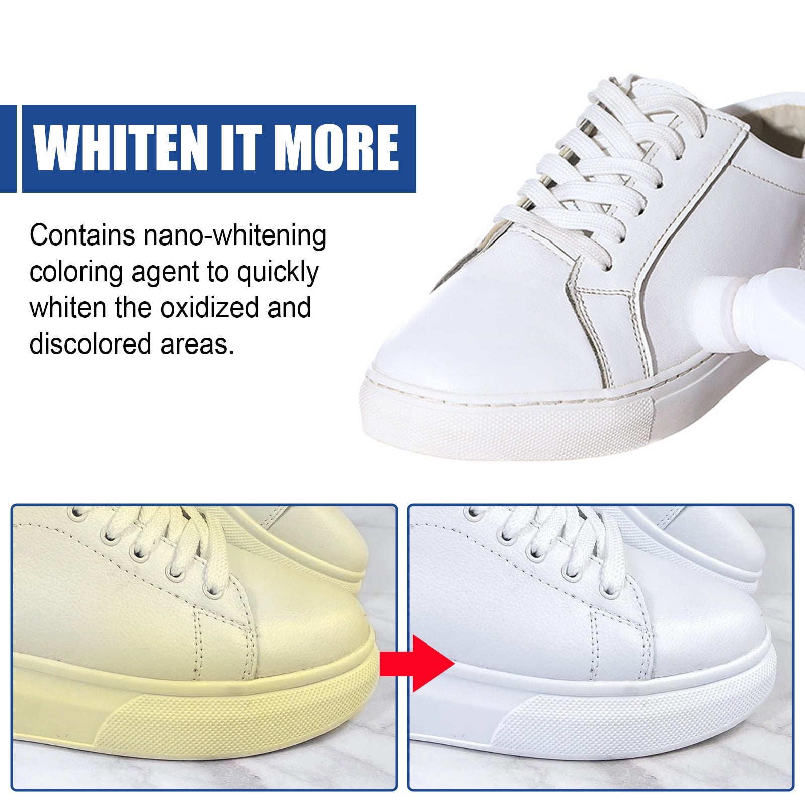 10ml/20ml Shoes Cleaning Shoes Care Whitener Decontamination Shoe