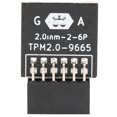 thumbnail image 1 of Módulo de seguridad de cifrado LPC 12PIN TPM 2.0 Módulo de seguridad de cifrado práctico de alta seguridad para computadora para GIGABYTE, 1 of 14
