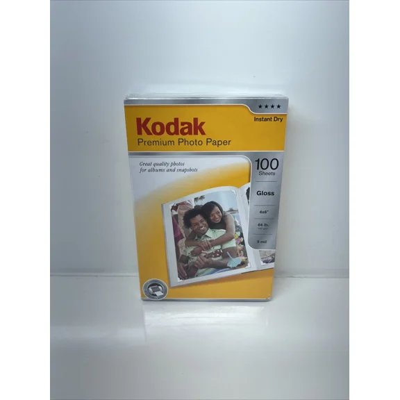 PRIME- Kodak Premium Photo Paper 100 4" X 6" Sheets Instant Dry - New Easy Share