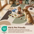 thumbnail image 4 of Design&I 8'x10' Washable Area Rug Earthy Tones Geometric Abstract Shapes with Modern Aesthetic for Living Room, Family Extra Large Skid-Resistant Low Profile, 4 of 7