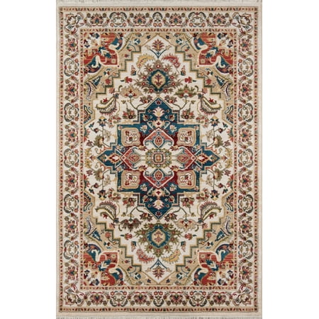 Momeni Lenox Polypropylene Machine Made Ivory Area Rug 5 X 7 Momeni Lenox Polypropylene Machine Made Ivory Area Rug 5 X 7