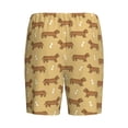thumbnail image 4 of Picia Dachshund Dog Puppy Pajama Shorts for Men, Men's Pajama Bottoms, Sleepwear,Short Pajama Pants-3X-Large, 4 of 9