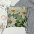 thumbnail image 2 of PHYHOO Rustic Flower Farmhouse Pillow Covers Yellow and White Daisy Decorative Modern Pillows Cover  Square Spring Summer Floral Cushion Cover Pillow Cases Decor Sofa(T-Daisy) White, 2 of 5