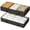 Black, variant on Under Bed Storage Containers 60L, 6 Inch Tall Storage Bins with Durable Handles and Sidewalls, Closet Organizer for Clothes Blankets Seasonal Items, 2-Pack Beige