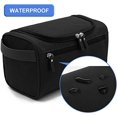 thumbnail image 4 of Neceser grande para hombre, neceser impermeable para colgar, neceser de viaje para maquillaje, para niños, mujeres y hombres, color negro, 4 of 5