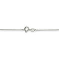 thumbnail image 4 of 925 Sterling Silver 0.6mm 8 Sided Diamond-cut Mirror Box Chain 18 Inch, 4 of 5