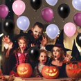 thumbnail image 4 of Juego de guirnaldas de globos para Halloween ya preparado con forma de murciélago araña y calabaza, 4 of 8