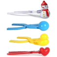 thumbnail image 2 of 4 Pack Snowball Tongs, Winter Snowball Maker Toy, Snowball Press, Snowball Tongs Heart Shaped Snowballs, Perfect Outdoor Play Snow Toys For Kids 1 . -, 2 of 5