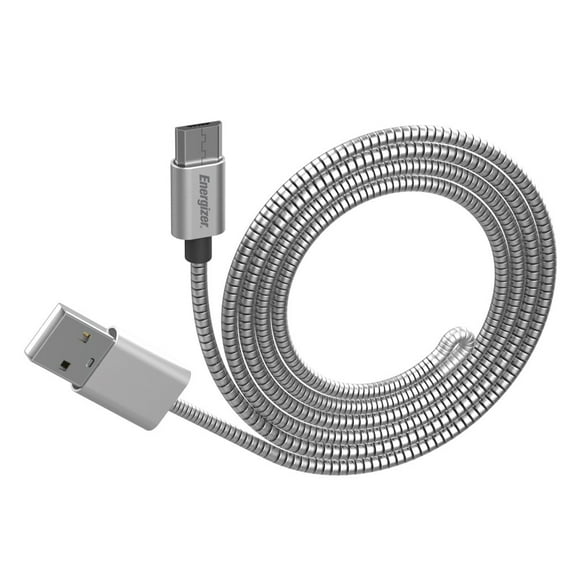 Energizer & Eveready ENGUSMC6 EU Micro USB Cable - 4 ft. - Silver