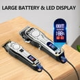 thumbnail image 6 of Prozing Hair Clippers for Men, Professional Barber Clippers and Rechargeable Hair Cutting Kit, Electric Hair Trimmer for Men with LED Display for Hair Beard Styling, Gift for Mens, 6 of 8