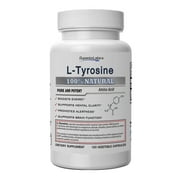 #1 L Tyrosine by Superior Labs - 100% Pure, 500mg, 120 Vegetable Capsules - Made In USA, 100% Money Back Guarantee