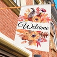 thumbnail image 6 of Fall Decorations Pumpkin House Flag 28x40 Inch Maple Leaves Sunflower Thanksgiving Welcome Vertical Double Sided Yard Outdoor Decor, 6 of 6