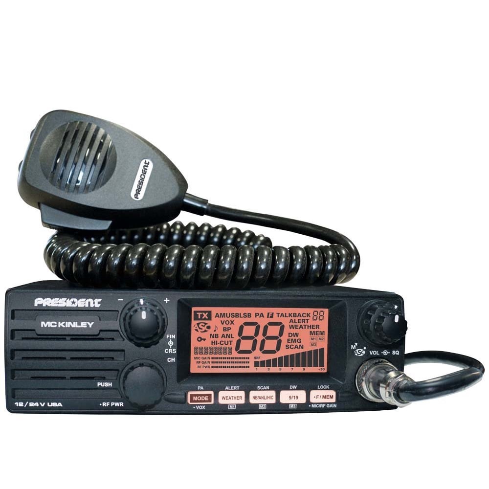 President McKinley USA 40 Channel CB Radio SSB 12/24V