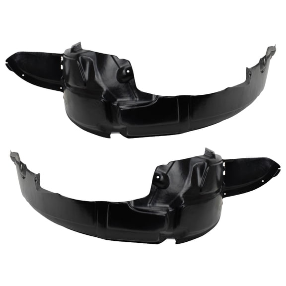 TRQ Front Inner Fender Liner Set Fits Select 2012-2013 Hyundai Accent HY1248122 HY1249122