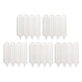 thumbnail image 2 of 5 Pack Plastic Garden Picket Fence, Modular Lawn Flowerbed Border Edging, Wind Rain Resistant Space Divider for Yard Plant Landscape Outdoor Decorative Boundary Setting, 2 of 6