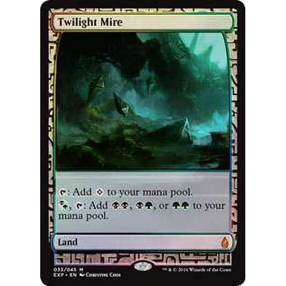 MtG Battle for Zendikar Mythic Rare Foil Mythic Rare Twilight Mire (Zendikar Expedition)