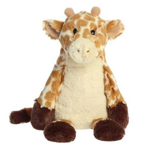 Aurora  15 in. Charming Talltales Giraffe Irresistible Cuteness Loveable Companions Stuffed Animal Plush Toy, Brown