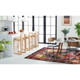 thumbnail image 3 of SAFAVIEH Monaco Foliage Oriental Area Rug, Grey/Fuchsia, 8' x 10', 3 of 9