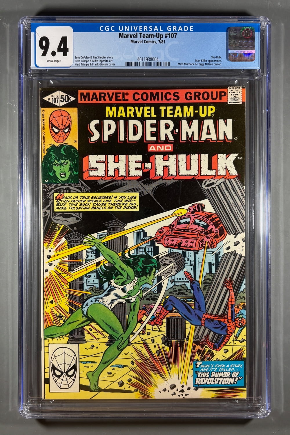 Cover of Marvel Team-Up #107