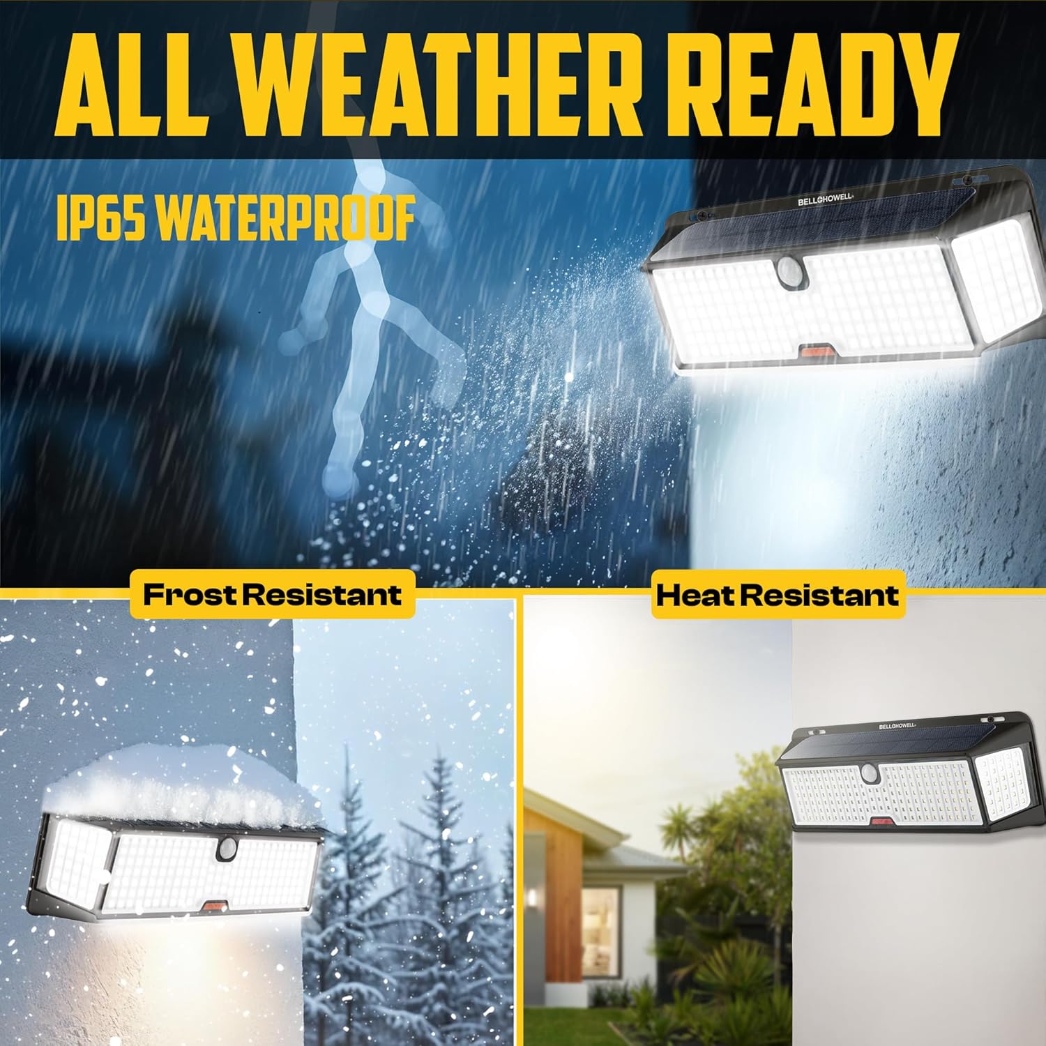 Bell + Howell Bionic Wall Light XL Pro Solar Security Light photo 8
