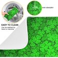 thumbnail image 2 of SKYSONIC St Patrick's Day Dishes Drying Mat Water Absorbent Heat Resistant Dish Drainer Mats Countertop Protection, 18x24 Inch St Patrick’ s Day Theme, 2 of 7