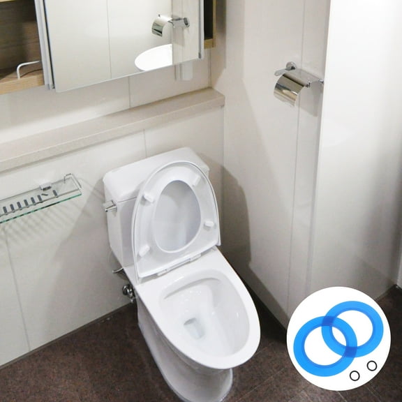 2pcs Toilet Replacement Kit Toilet Flush Valve Replacement Ring Accessory