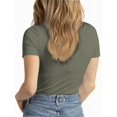 thumbnail image 5 of Short Sleeve Shirts for Women Basic Women' T-Shirts Trendy Stretchy Lightweight Summer Casual Tops, 5 of 6