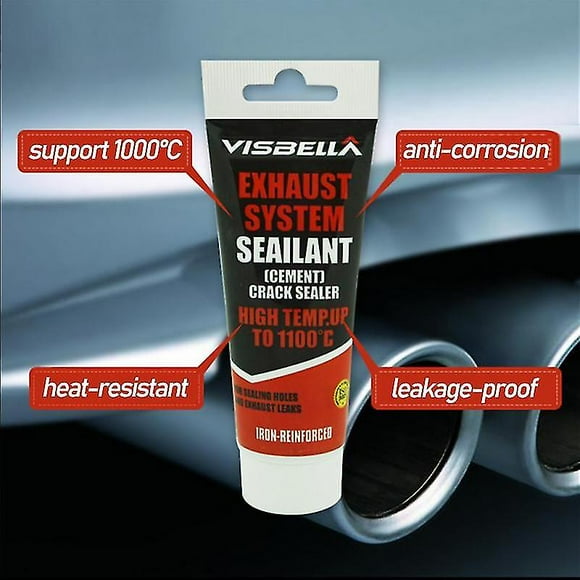 Exhaust Pipe Paste Repair Kits High Temperature To 1100c Cement Crack Sealer Tailpipe Muffler Adhesive Sealant|fillers, Adhesives