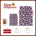 thumbnail image 3 of Naloa Skull colorful mushroom rainbow Drawstring Christmas Bags, 3D Xmas Gift Bags, Christmas Wrapping Bags, Xmas Goodie Bags, Treat Pouch Bags, Party Favor Bags-Medium, 3 of 9