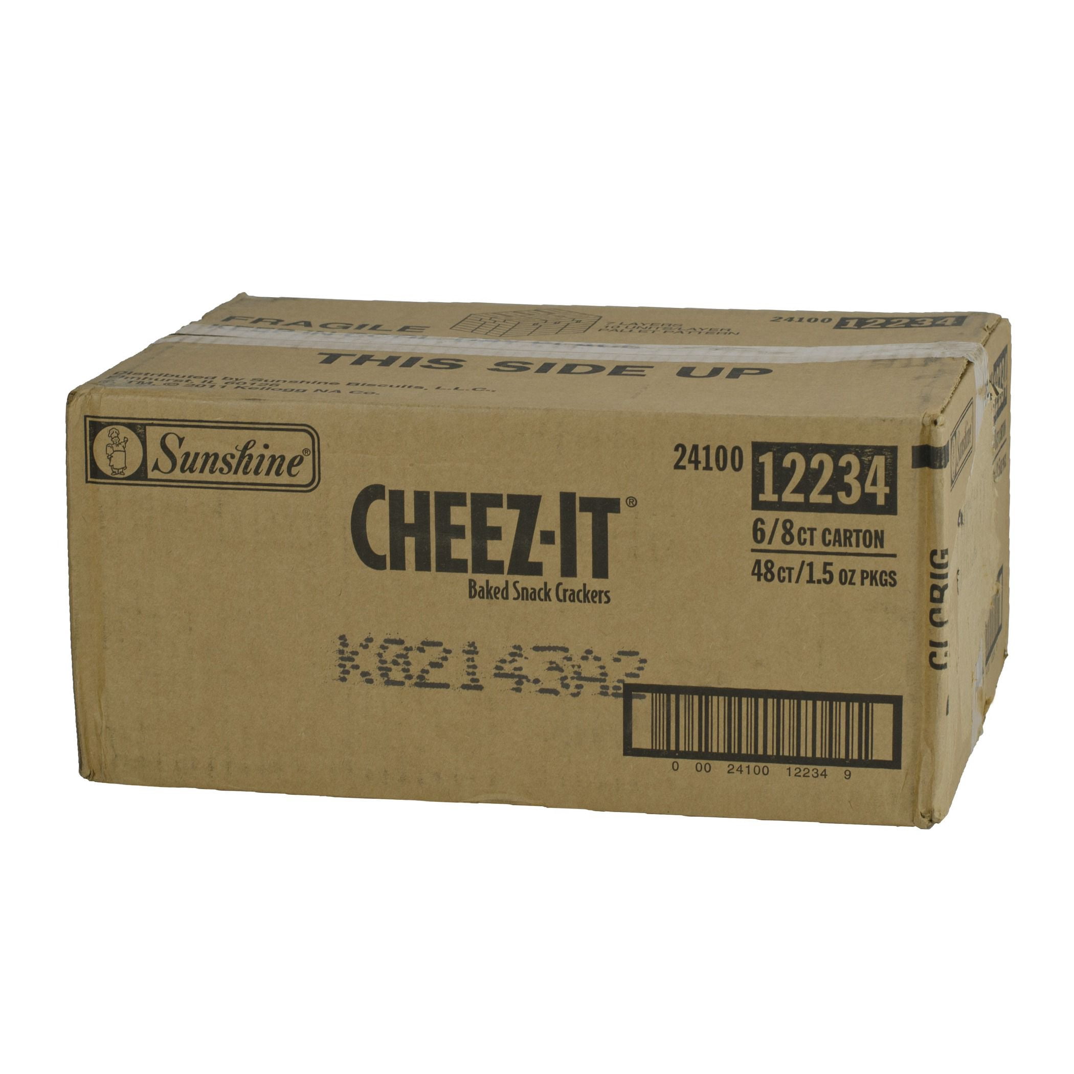 Cheez-It Original Crackers Cheese - 1 Serving Bag - 8 / Box