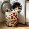 thumbnail image 2 of YOTQUSKI Quilted Laundry Basket with Handles, Large Fabric Storage Hampers, Multi-functional Lightweight and Foldable Designs, Storage Basket for Bedroom, Nursery, Dormitory, 2 of 8