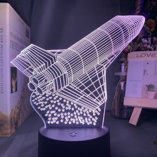 Pelota de fútbol con luz nocturna LED 3D que cambia de color para niños
