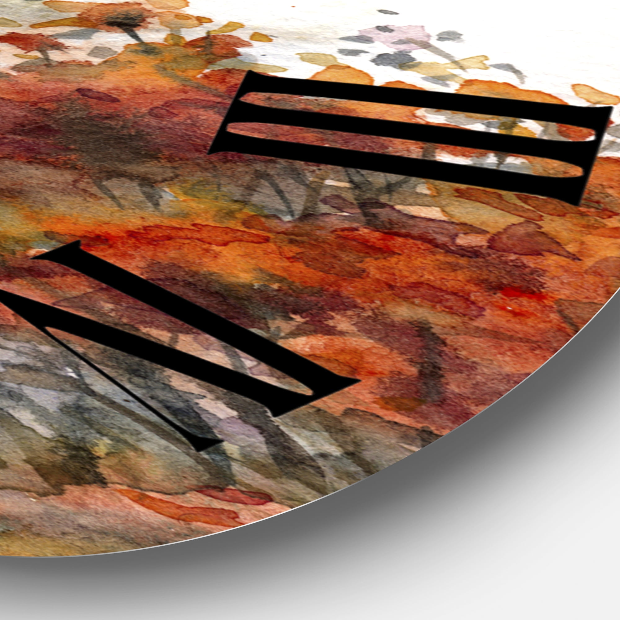 Designart 1 in Quartz Traditional Wall Clock