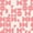 Geometric 03, variant on Manfei Mid-Century Geometric Twin Bedding, Pink Semicircle Bedding Comforter Set, Pink Cream, Pink Reversible 7-Piece
