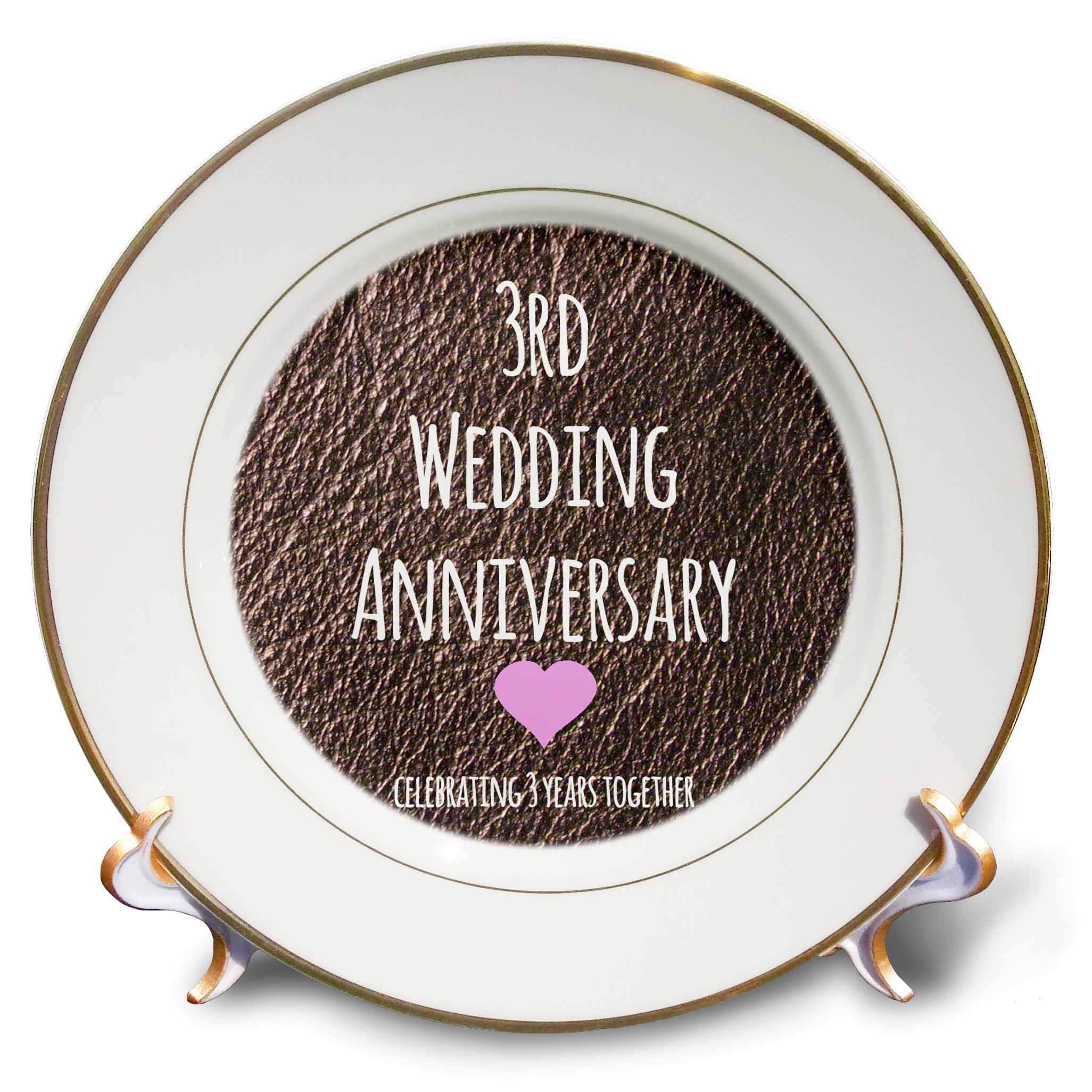 3rd Wedding Anniversary gift Celebrating 3rd Wedding anniversary