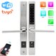 thumbnail image 2 of WiFi Cerradura puerta antirrobo inteligente Huella digital Tarjeta de contrase?a Desbloqueo remoto H rtamento Garaje Escuela (3585) Cerradura de puerta Spptty Como se muestra en la descripción, 2 of 7