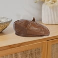 thumbnail image 6 of segolike Women Hat Artist Hat Headwear Stylish Causal Comfortable Painter Hat for Outdoor Travel Party Street Holiday Brown, 6 of 8