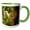 Green/White, variant on 3drose, Palo Verde Np, Costa Rica. White-faced Capuchin Monkey., 15oz Mug