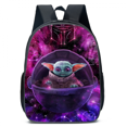 thumbnail image 4 of Mandalor Yoda Schoolbag For Primary And Secondary School Students, Light And Waterproof, Breathable Ridge-protecting Schoolbag--Week, 4 of 5